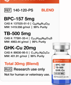 BPC-157, TB-500, GHK-Cu 60mg (Glow Blend)
