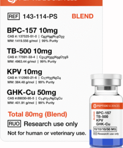 BPC-157, TB-500, KPV, GHK-Cu 80mg (Klow Blend)