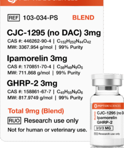CJC-1295 (no DAC), Ipamorelin, GHRP-2 (Blend)