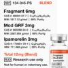 Fragment, Modified GRF, Ipamorelin 12mg (Blend)